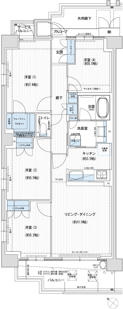Floor: 4LDK, occupied area: 83 sq m, Price: 34,980,000 yen