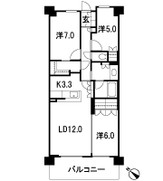 Floor: 3LDK, occupied area: 76.51 sq m, Price: 33,580,000 yen
