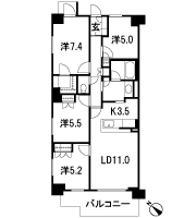 Floor: 4LDK, occupied area: 83 sq m, Price: 34,980,000 yen