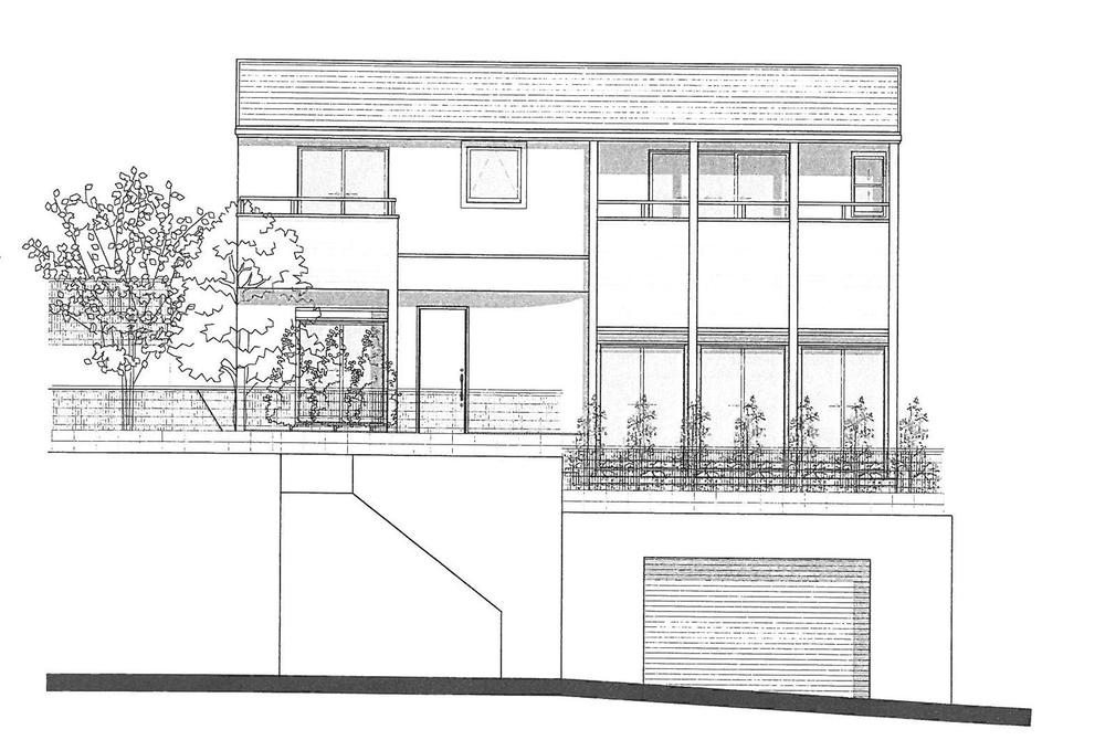 Building plan example (Perth ・ appearance). 4LDK + den + walk-in closet In the case of land and building tax total 56.8 million yen