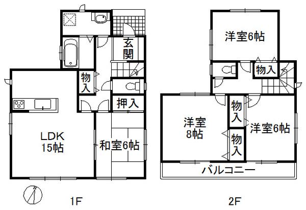Floor plan. (G No. land), Price 20.8 million yen, 4LDK, Land area 150.02 sq m , Building area 99.77 sq m