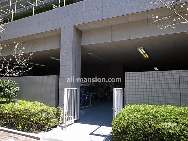Other common areas. Bicycle parking lot entrance
