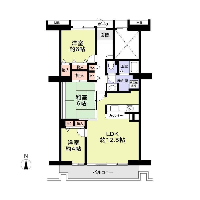 Floor plan. 3LDK, Price 20.8 million yen, Occupied area 81.37 sq m , Balcony area 8.63 sq m Come, Do you once you preview how.