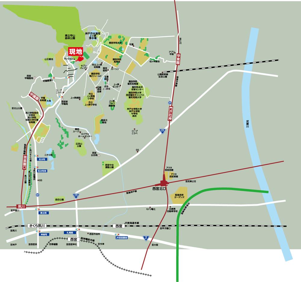 Local guide map