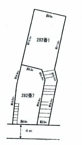 Compartment figure. Land price 7.8 million yen, Land area 209.55 sq m