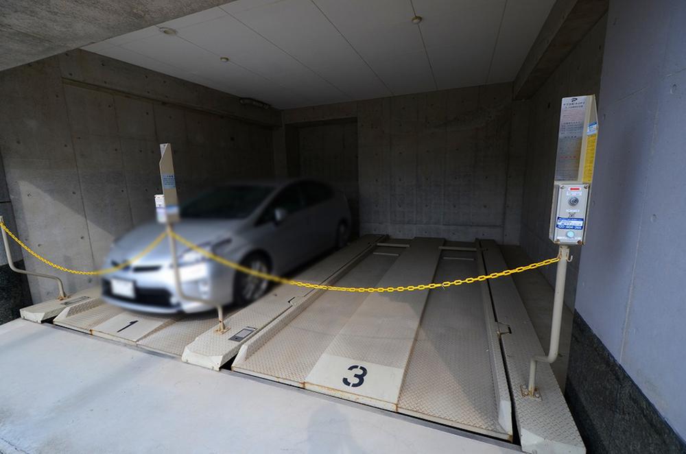 Parking lot. Common areas