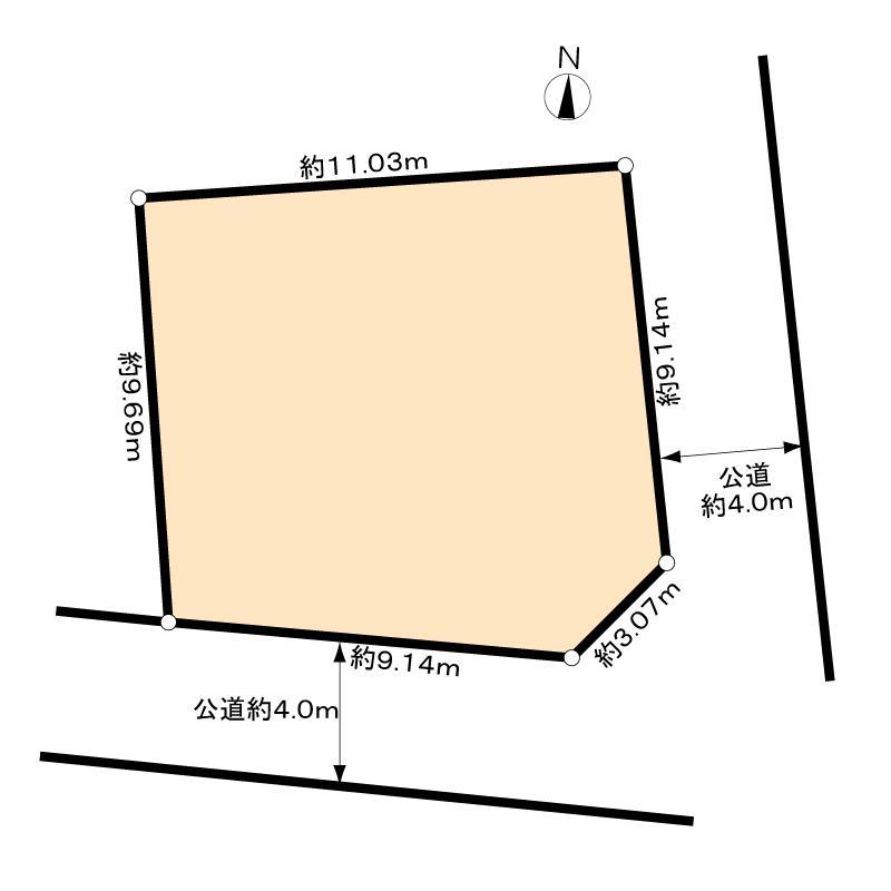 Compartment figure. Land price 39,800,000 yen, Land area 116.19 sq m