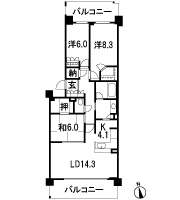 Floor: 3LDK + N, the occupied area: 90.32 sq m, Price: 65,440,000 yen