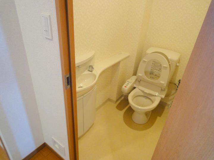 Toilet. Restroom also attached separately