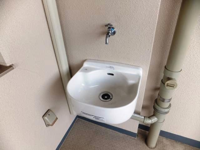 Balcony. There slop sink.