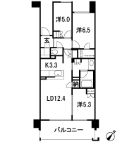 Floor: 3LDK + N + WIC + SIC, the occupied area: 72.75 sq m, Price: 42.9 million yen