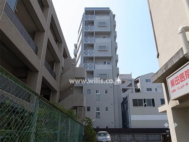 Local appearance photo. Puriore Shukugawa Sakura road of appearance (from the east