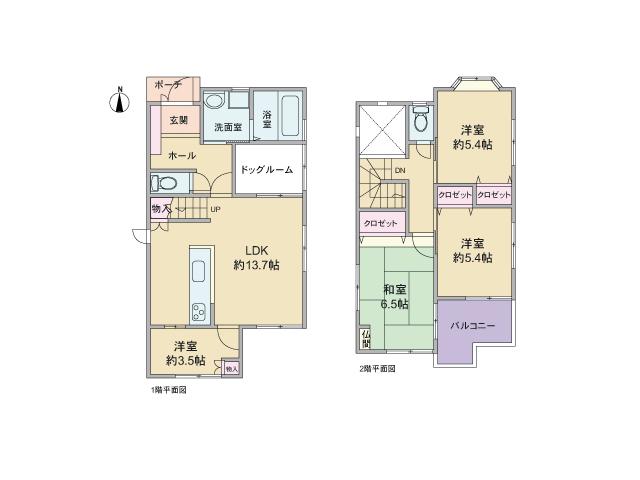 Floor plan. 19,800,000 yen, 4LDK + S (storeroom), Land area 150.1 sq m , Building area 89.78 sq m floor plan