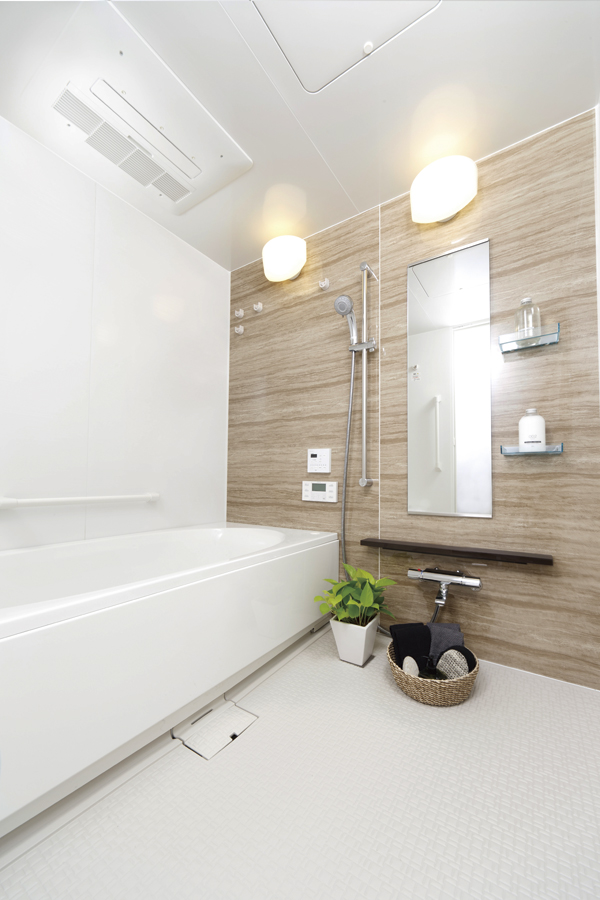 Bathing-wash room.  [Bathroom] Not only the body, Heart has also been designed as a space that can be refreshed bathroom. Based on the 1418 size, Clear some 1618 size, It is also available plans with open windows ( ※ )