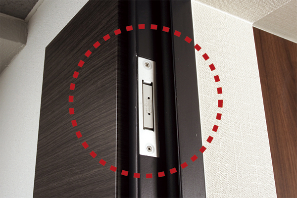 Security.  [Opening and closing sensor] Opening and closing sensor entrance door, And a sash (dwelling unit entrance, 1 floor and second floor of A ・ E ・ Installed in the F-type and B2r type of part of the window (except with a surface grating)). It corresponds to trespassing, such as the time of absence (same specifications)