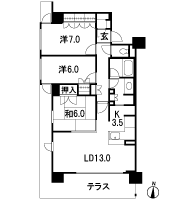 Floor: 3LDK, occupied area: 81.08 sq m, Price: 44,393,000 yen