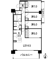 Floor: 4LDK, occupied area: 87.29 sq m, Price: 47,641,000 yen