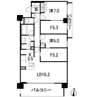 Floor: 2LDK + 2F, the area occupied: 87.29 sq m, Price: 47,641,000 yen