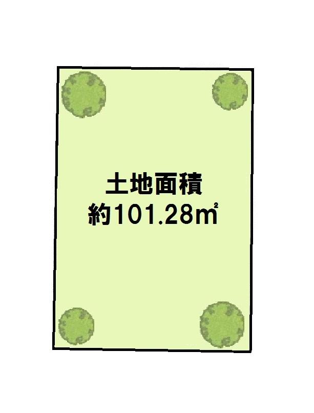 Compartment figure. Land price 46 million yen, Land area 101.28 sq m