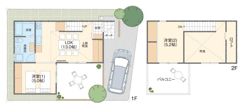 Floor plan. (No. 15 locations), Price 27,999,000 yen, 2LDK, Land area 87.97 sq m , Building area 55.48 sq m