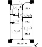 Floor: 3LDK, occupied area: 63.37 sq m, Price: 27,709,800 yen