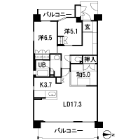 Floor: 3LDK, occupied area: 84.77 sq m, Price: 45,776,000 yen