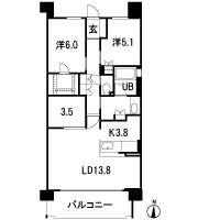 Floor: 2LDK + DEN, occupied area: 73.08 sq m, Price: 40,395,000 yen