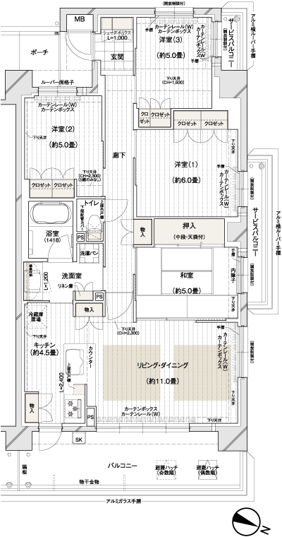 Floor: 4LDK, occupied area: 85.72 sq m, Price: TBD