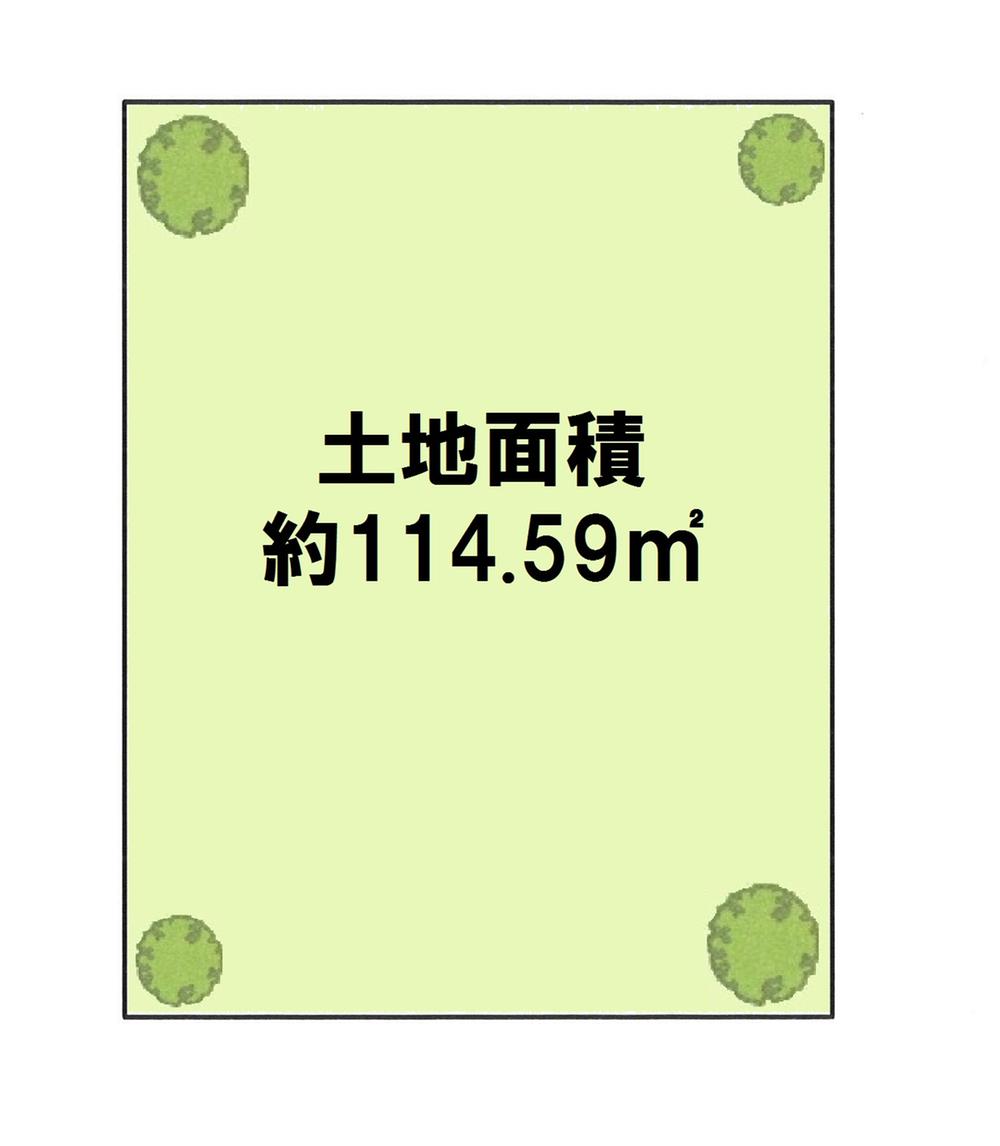 Compartment figure. Land price 41 million yen, Land area 114.59 sq m