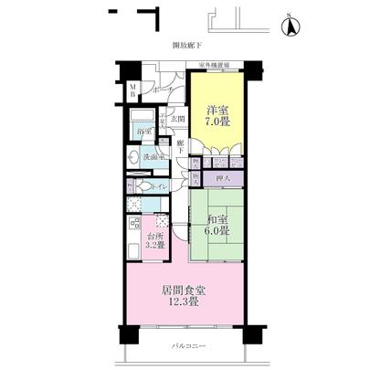 Floor plan. It is between preparative Figure