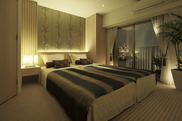 Interior.  [Master bedroom] Ensure the breadth of relax comfortably. Deep peace drifts space ( ※ )