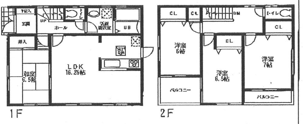 Floor plan. (Building 2), Price 23.8 million yen, 4LDK, Land area 174.58 sq m , Building area 99.22 sq m