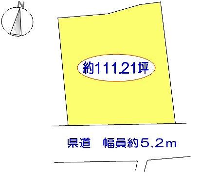 Compartment figure. Land price 5.5 million yen, Land area 367.64 sq m