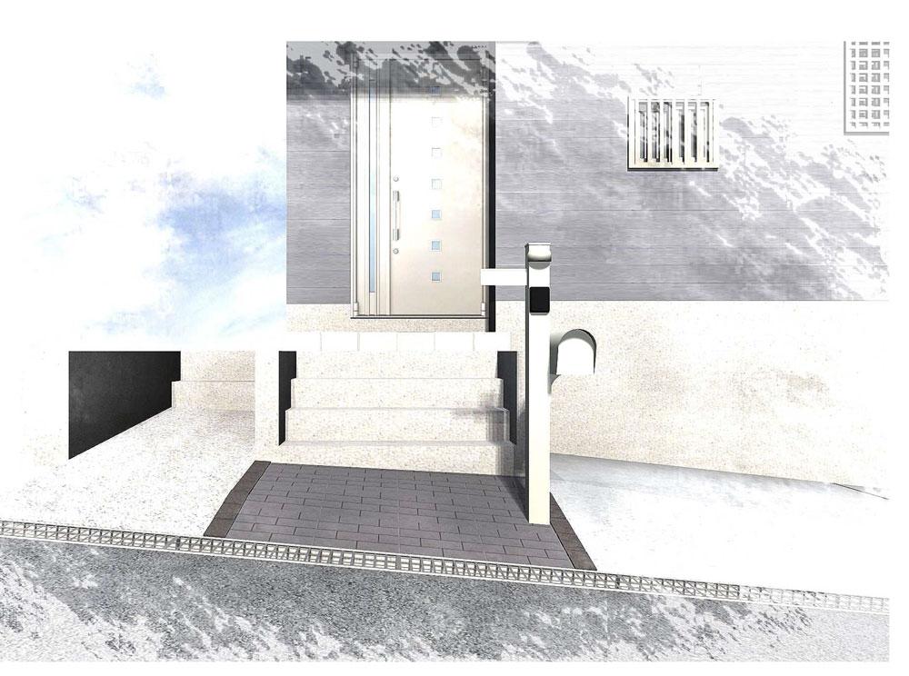 Rendering (appearance). Rendering Gatepost