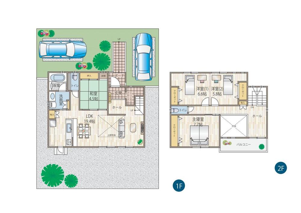 Floor plan. Model house published in!