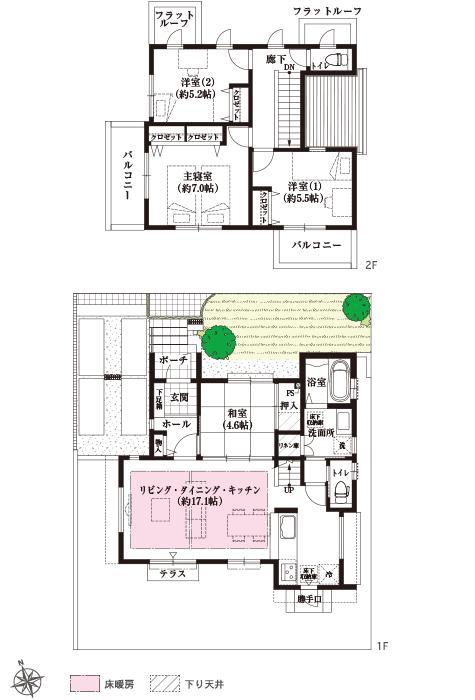 Floor plan. (No. 12 locations), Price 37,800,000 yen, 4LDK, Land area 131.99 sq m , Building area 94.3 sq m