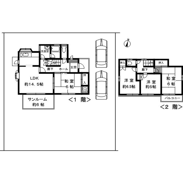 Floor plan. 18.3 million yen, 4LDK, Land area 263.75 sq m , Building area 102.86 sq m