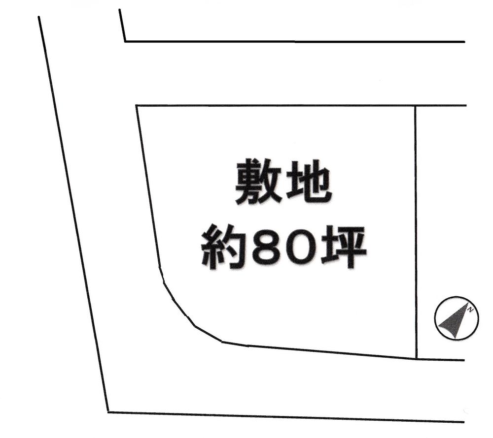 Compartment figure. Land price 6 million yen, Land area 264.55 sq m