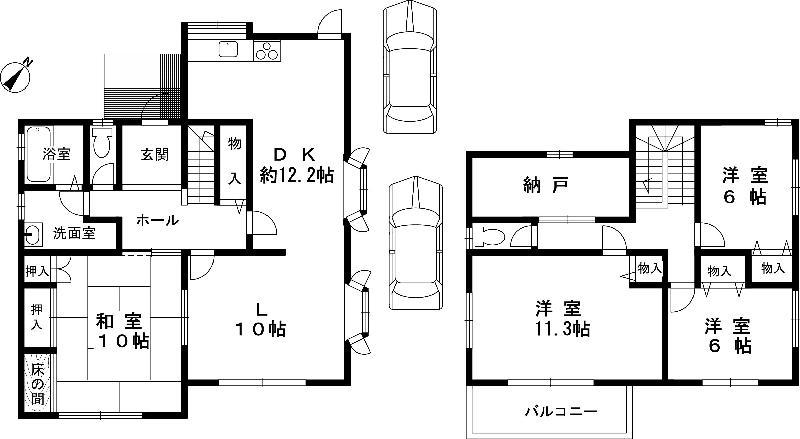Floor plan. 31,800,000 yen, 4LDK + S (storeroom), Land area 241.17 sq m , Building area 142.83 sq m