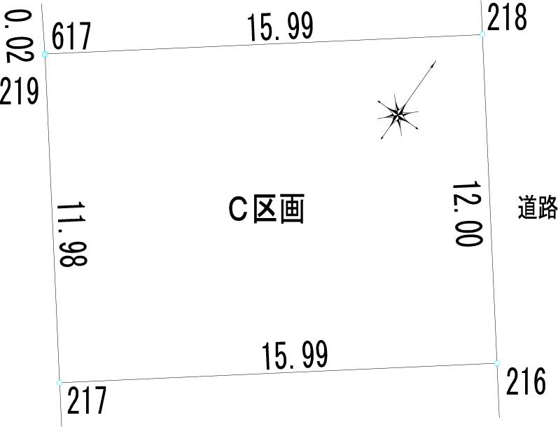 Compartment figure. Land price 6.67 million yen, Land area 191.82 sq m