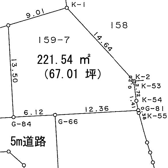 Compartment figure. Land price 8.71 million yen, Land area 221.54 sq m