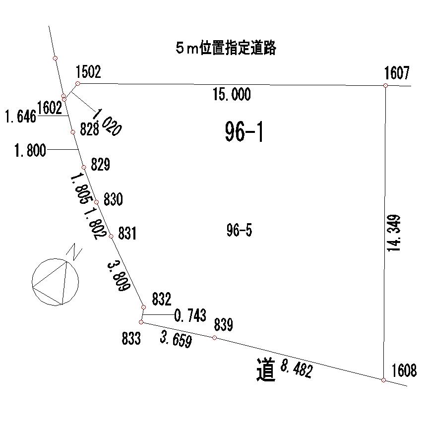 Compartment figure. Land price 6.93 million yen, Land area 176.43 sq m