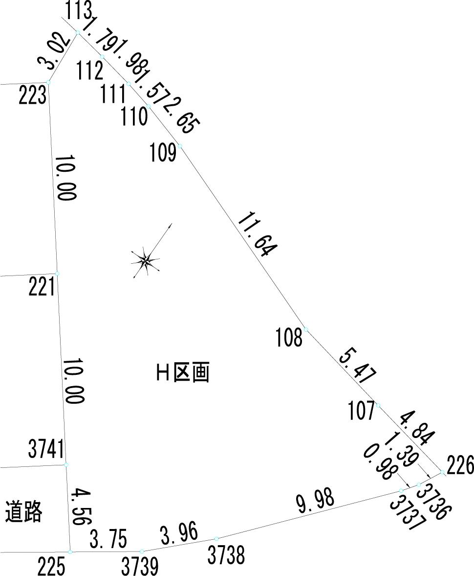 Compartment figure. Land price 7.86 million yen, Land area 292.33 sq m