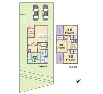 Floor plan. 32,800,000 yen, 4LDK, Land area 223.44 sq m , Building area 95.58 sq m