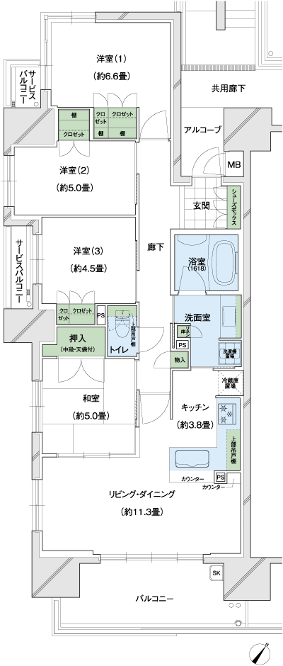 Floor: 4LDK, occupied area: 84.39 sq m, Price: TBD