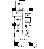 Floor: 4LDK, occupied area: 84.39 sq m, Price: TBD