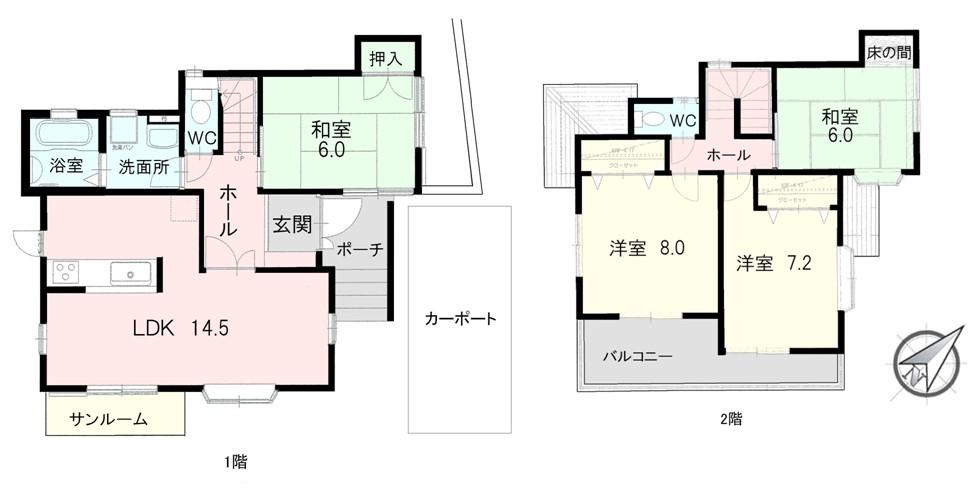 Floor plan. 28 million yen, 4LDK, Land area 120.13 sq m , Please contact the building area 100 sq m more.