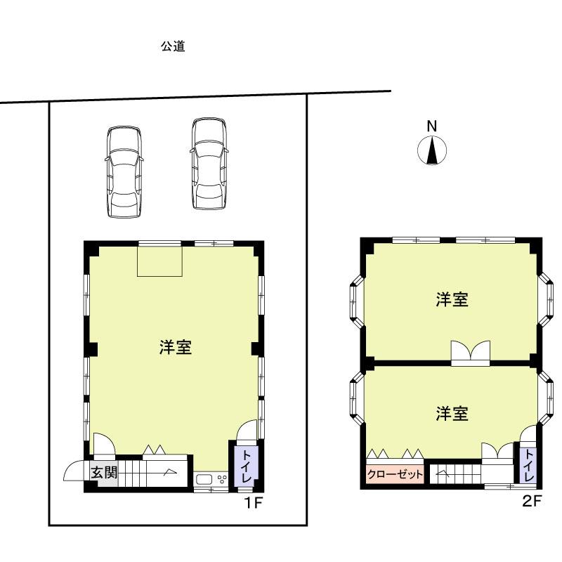 Floor plan. 38,800,000 yen, 2LDK, Land area 132.24 sq m , Building area 115.92 sq m