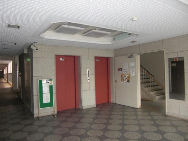 Other common areas. There are two elevators
