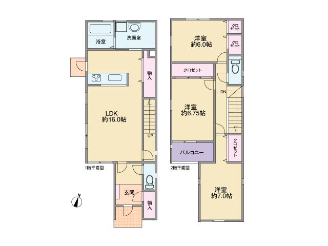 Floor plan. 30,800,000 yen, 3LDK, Land area 111.51 sq m , Building area 101.02 sq m